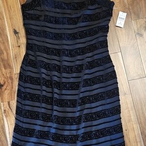 Elegant Black Strapless Dress